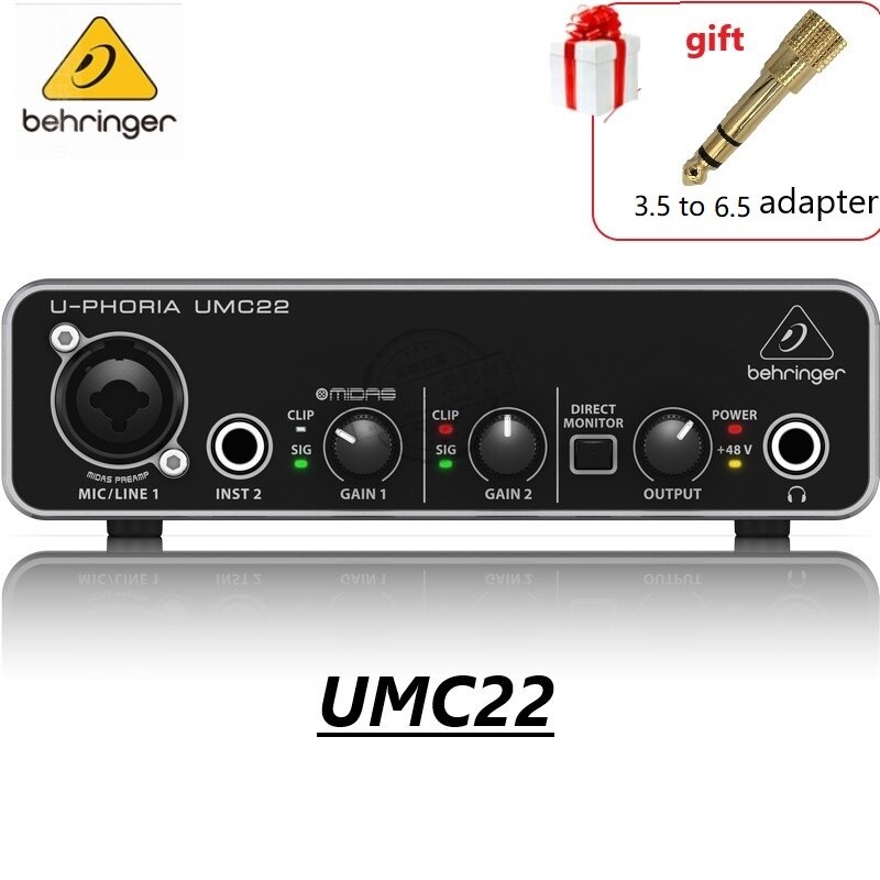 BEHRINGER-UMC22/UM2  USB  ǻ, ̺..